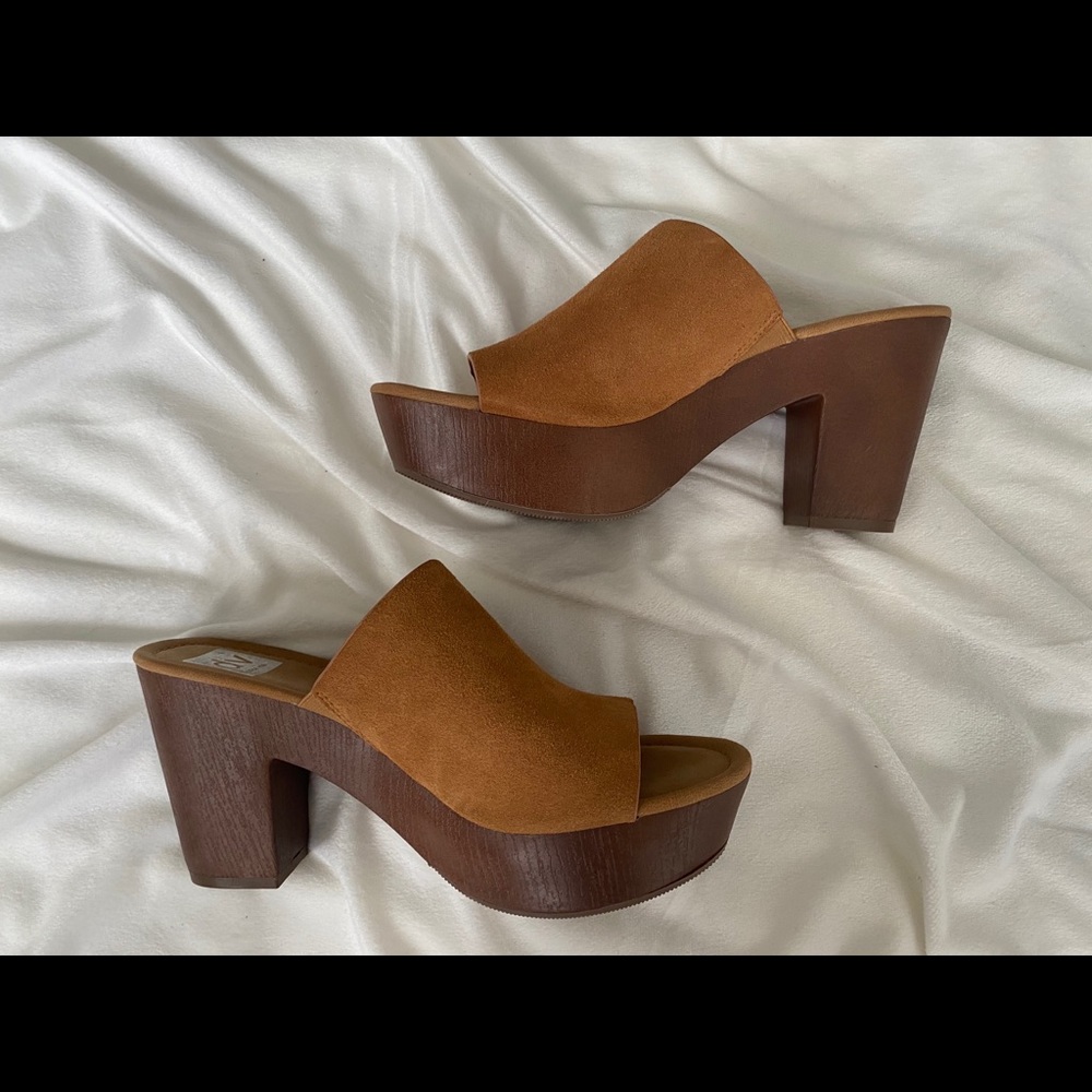 Chunky retro mule sandals